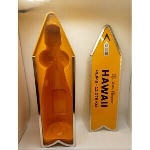 Veuve Clicquot Champagne Hawaii Arrow Gift Box Case Reims 12076 KM